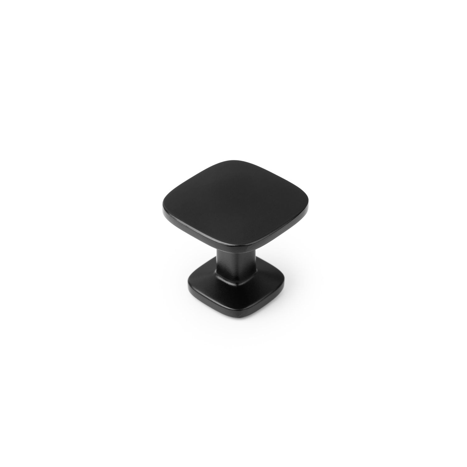 Knop QUART L33.8 zamak mat zwart